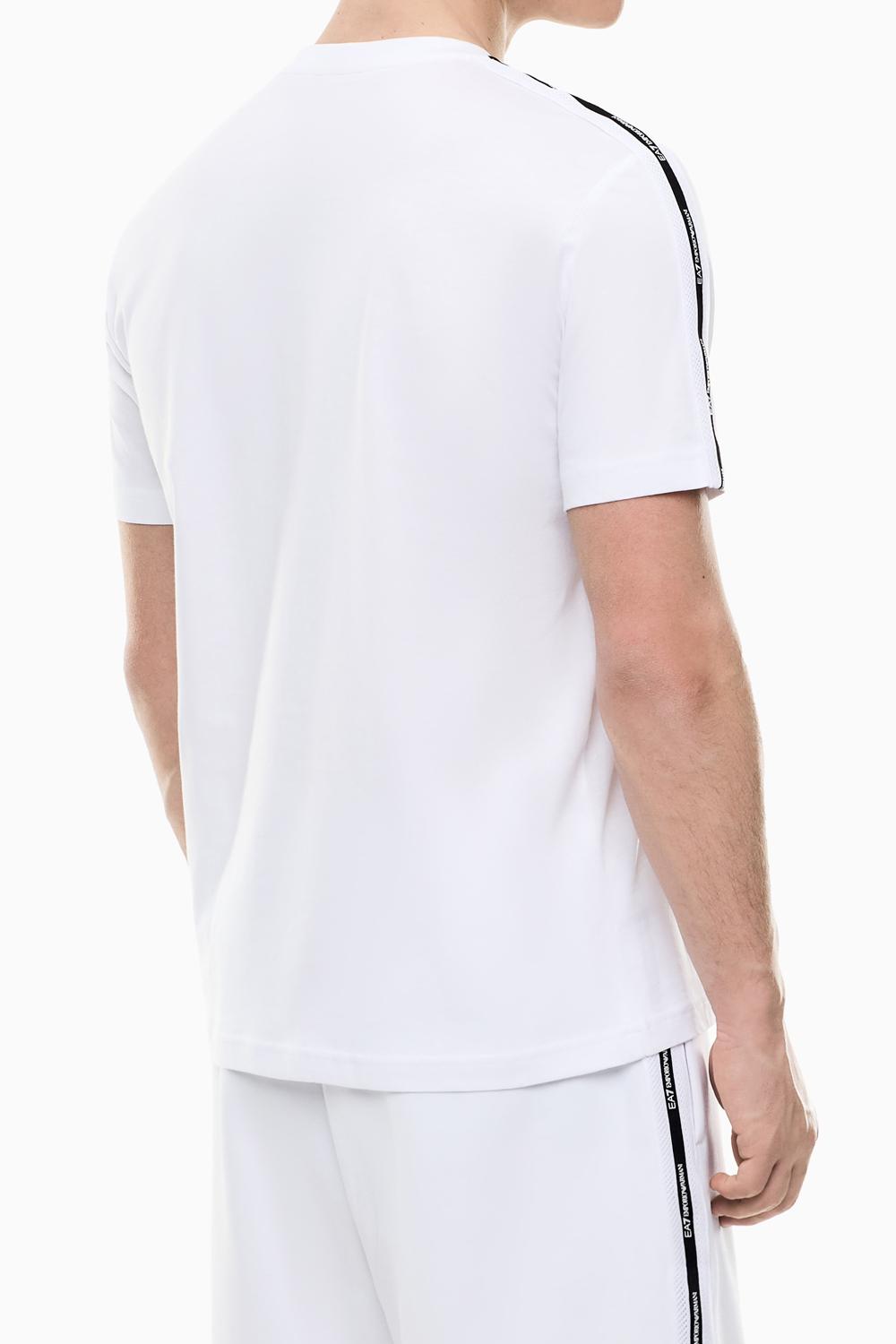 T-shirt girocollo Logo Series in cotone 7M001476 AF10375U0002 EA7 Emporio Armani