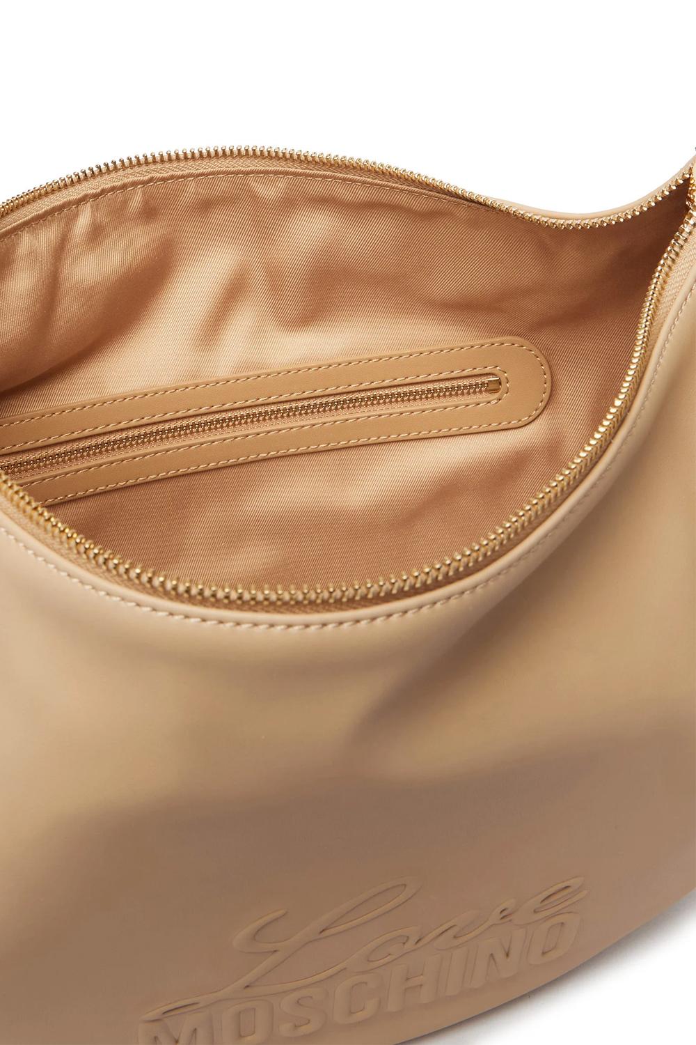 Borsa a Spalla Love Moschino in Eco-Pelle con Chiusura Zip JC4222PP0O KA0209 Love Moschino