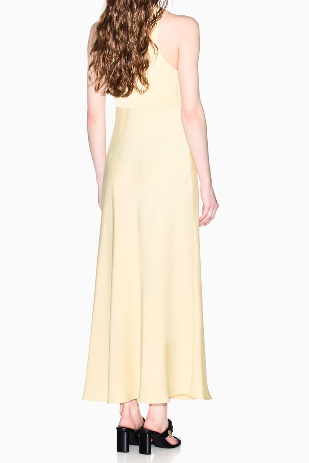 Abito midi svolazzante in raso di crêpe riciclato XW001971 AF21553U2149 Armani Exchange