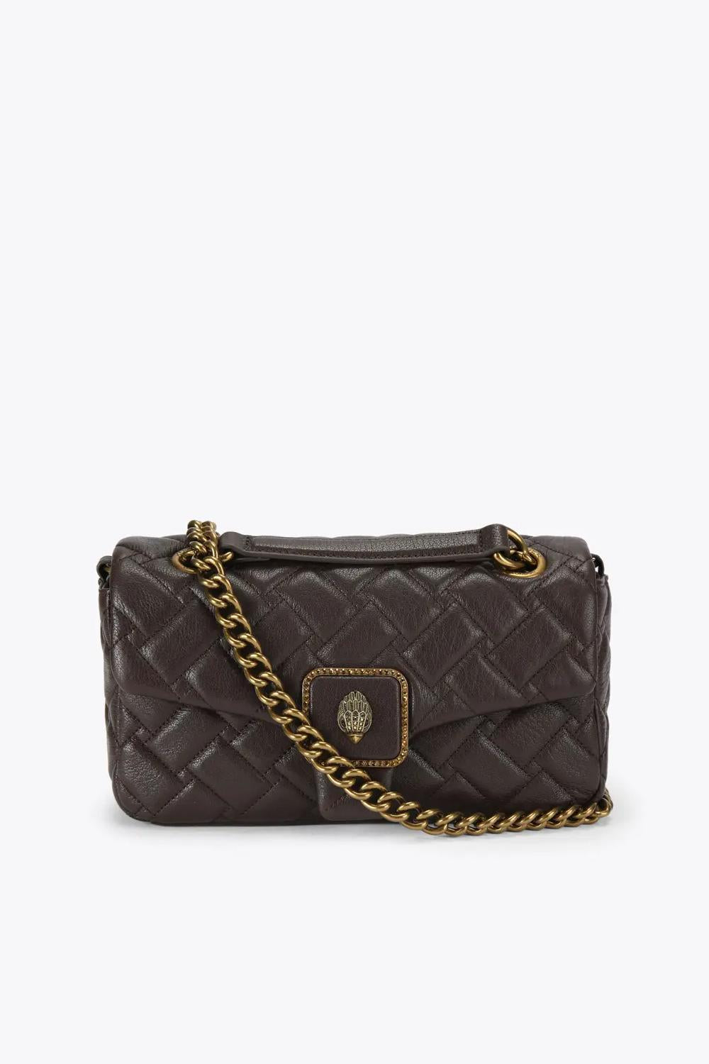 Pimlico Bag in pelle martellata con dettaglio aquila 5374831109 /BROWN Kurt Geiger London