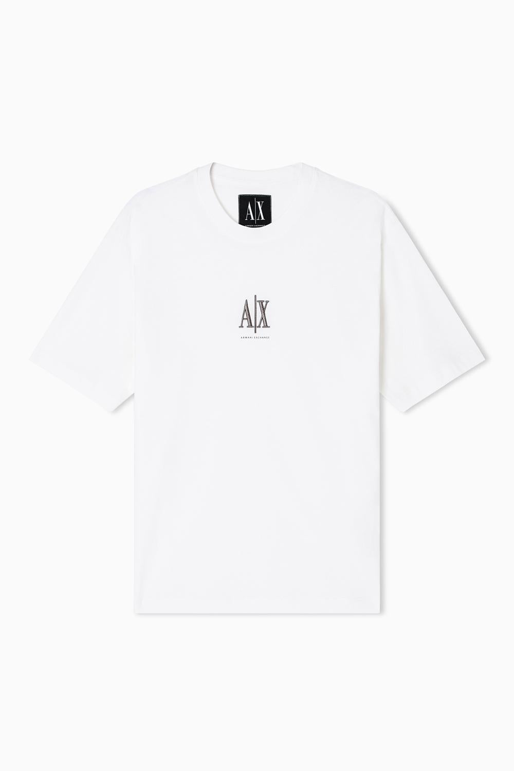 T-shirt in Cotone A|X con Logo Centrale XM00363 AF12308U0009 Armani Exchange