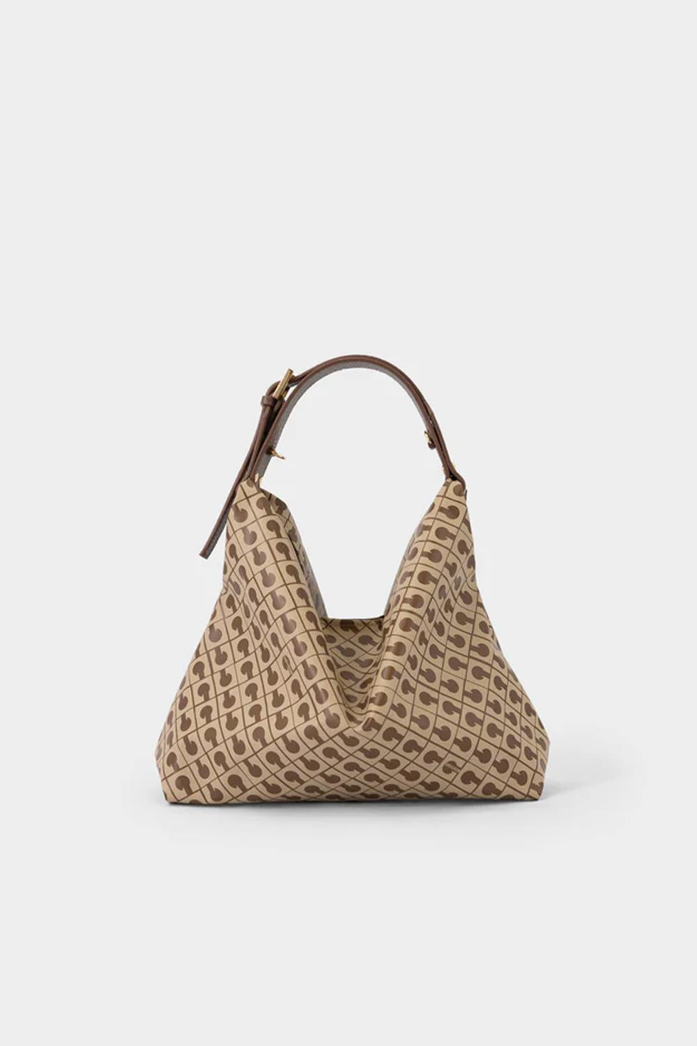 borsa HOBO Amazzonia Mini linea softy GHB1024 TABACCO/BURRO Gherardini