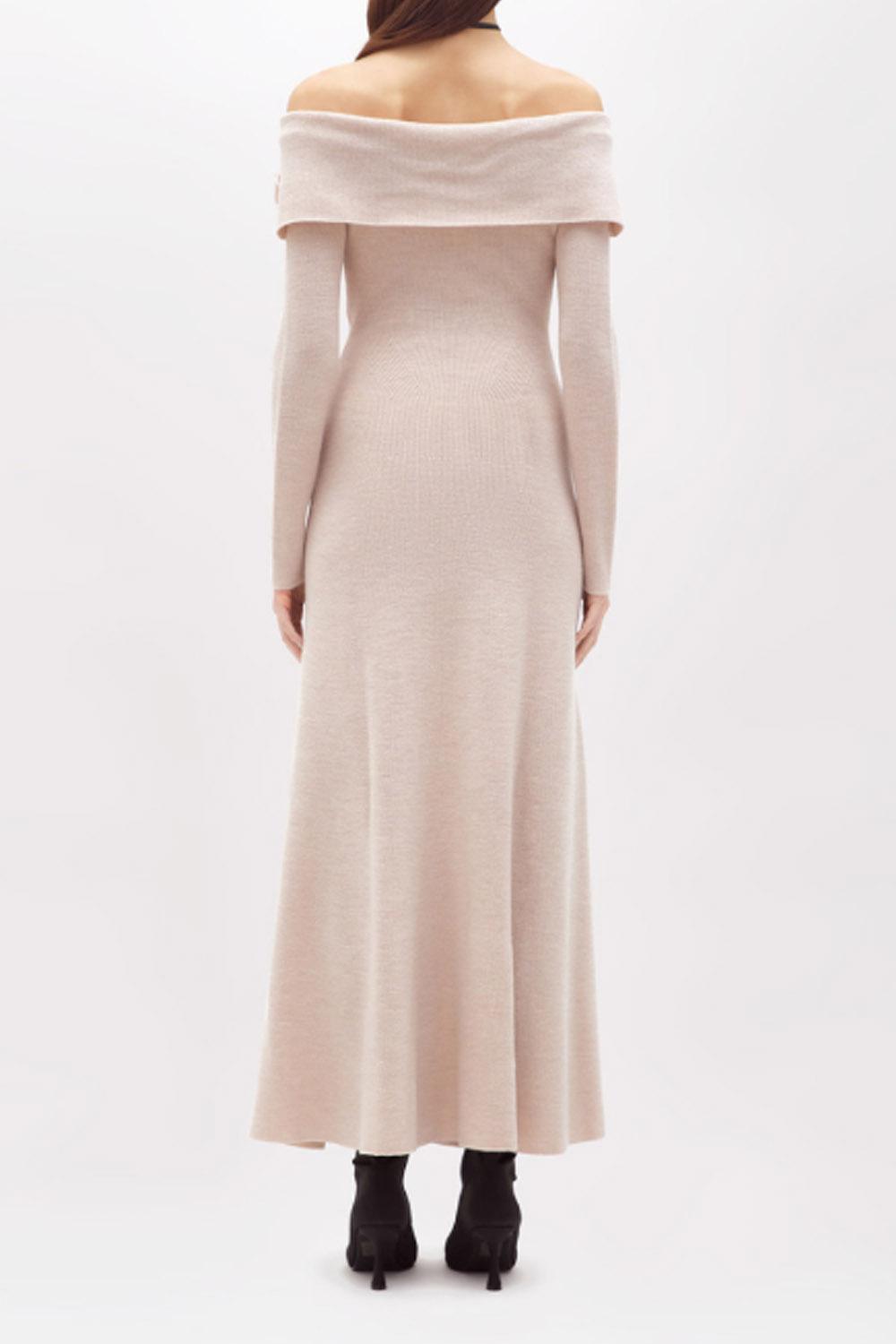 ABITO OFF SHOULDER IN LANA CON SPILLA RF5150 MA50002502 Blugirl