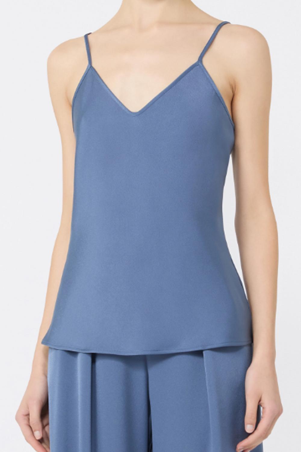 Top sottoveste in satin leggero MSEELFI 008AVIO Max Mara Studio