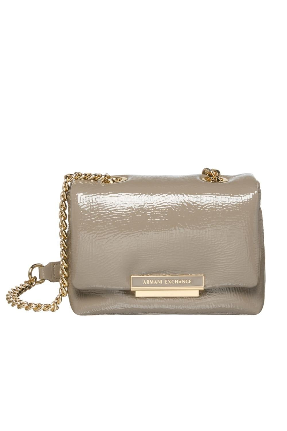 Borsa a tracolla in ecopelle verniciata XW000357 AF17239U6242 Armani Exchange