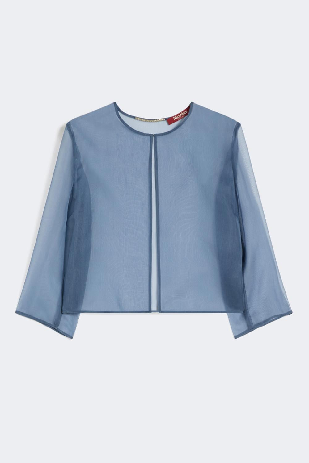 Giacca crop in organza di seta MSEABITATA 066AVIO Max Mara Studio