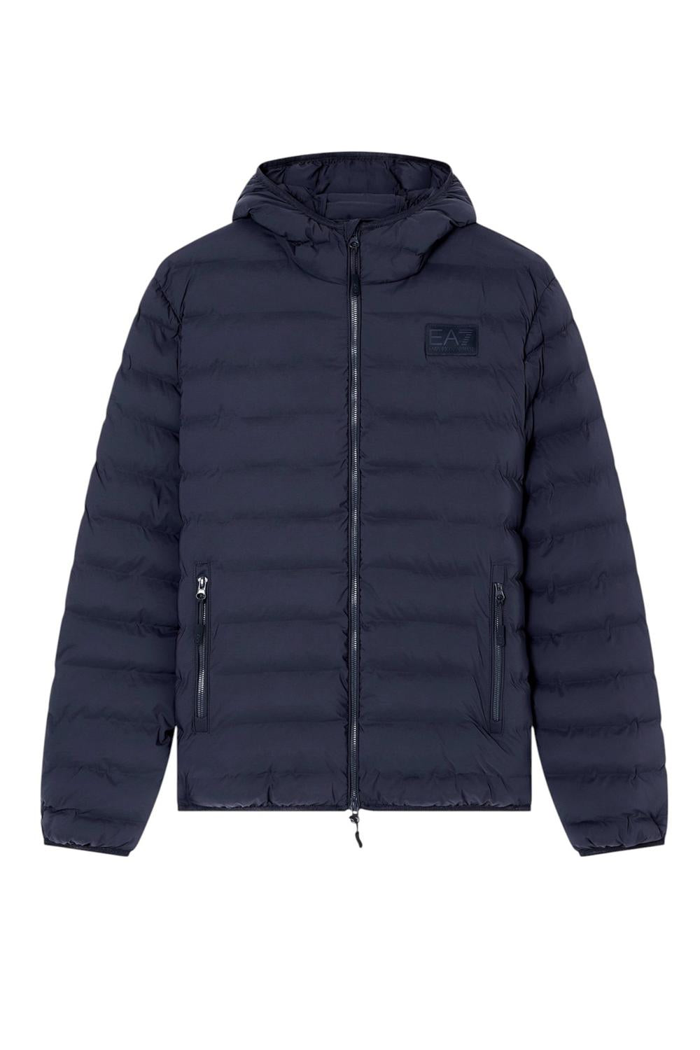 Giacca imbottita con cappuccio in tessuto tecnico 7M000686 AF15953UB102 EA7 Emporio Armani