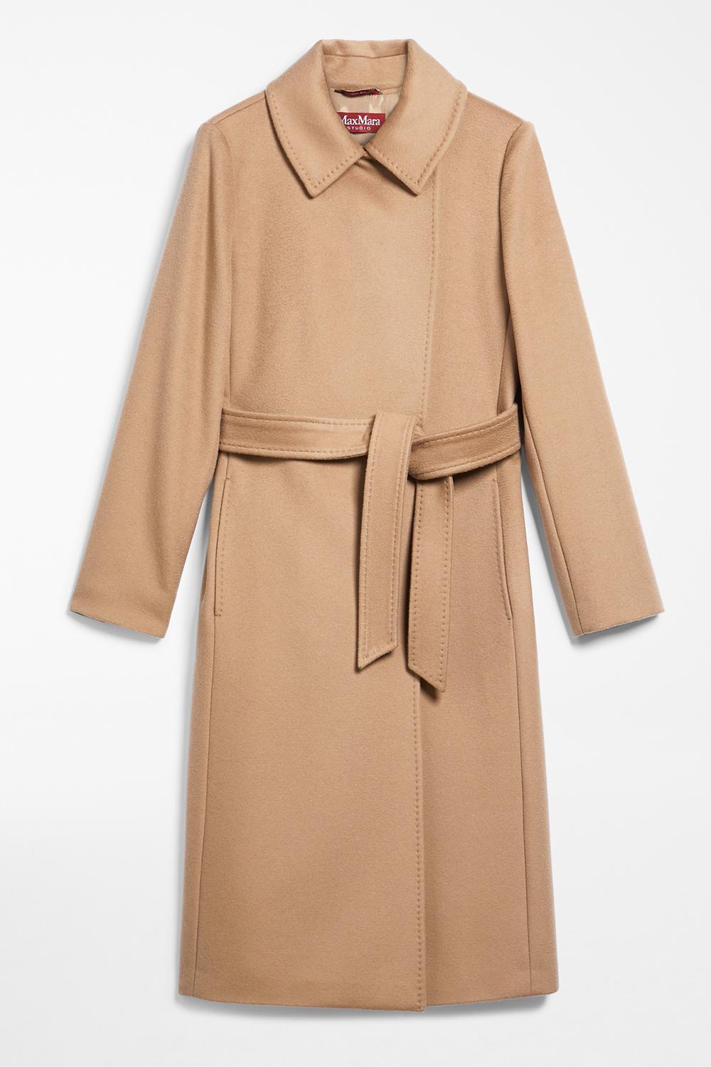 Cappotto a vestaglia in lana<BR/> BCOLLAG 048BEIGE Max Mara Studio