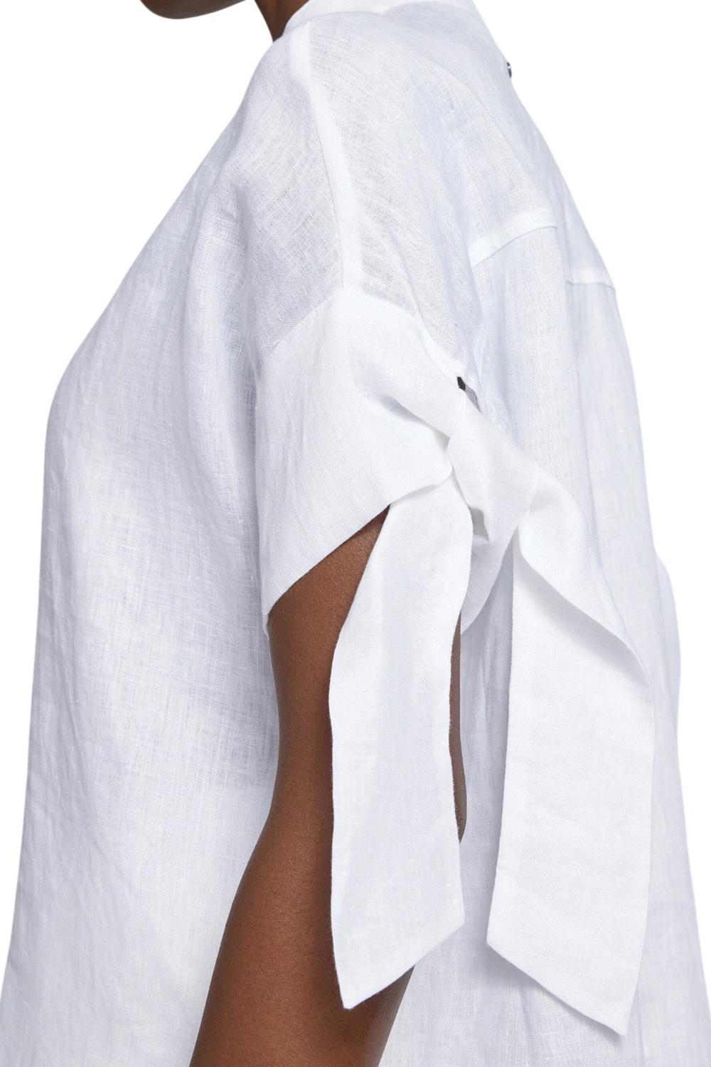 Armani Exchange camicia in lino XW001990 AF21532U0002 Armani Exchange