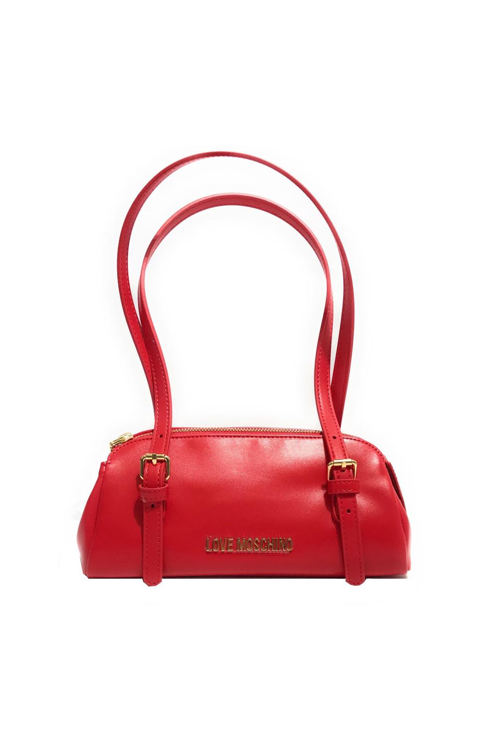 Borsa a Spalla Love Moschino in Ecopelle con Logo in Metallo JC4101PP1O LY0500 Love Moschino
