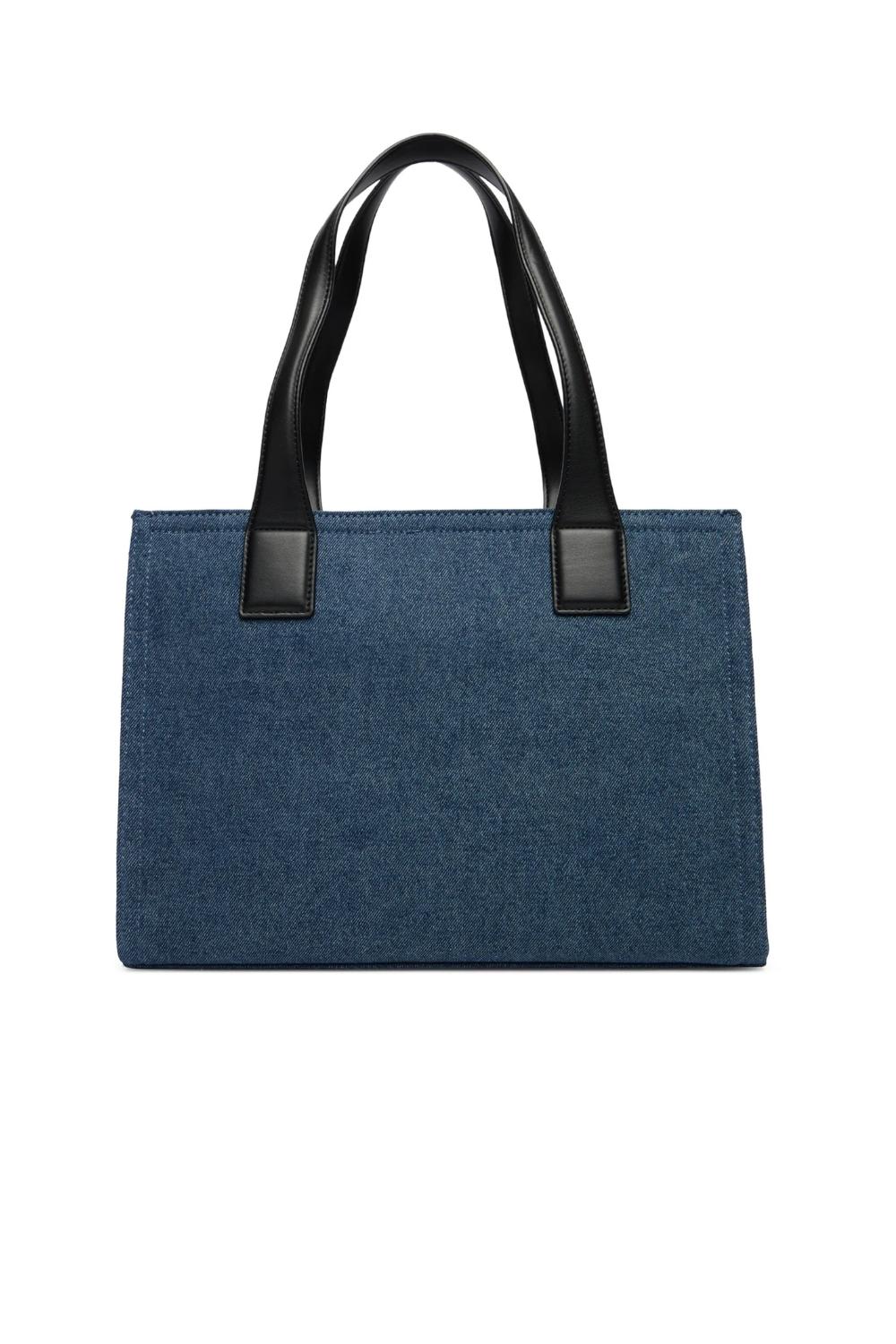 Borsa Love Moschino blu con logo e stampa Made with love JC4056PP1O LG170A Love Moschino