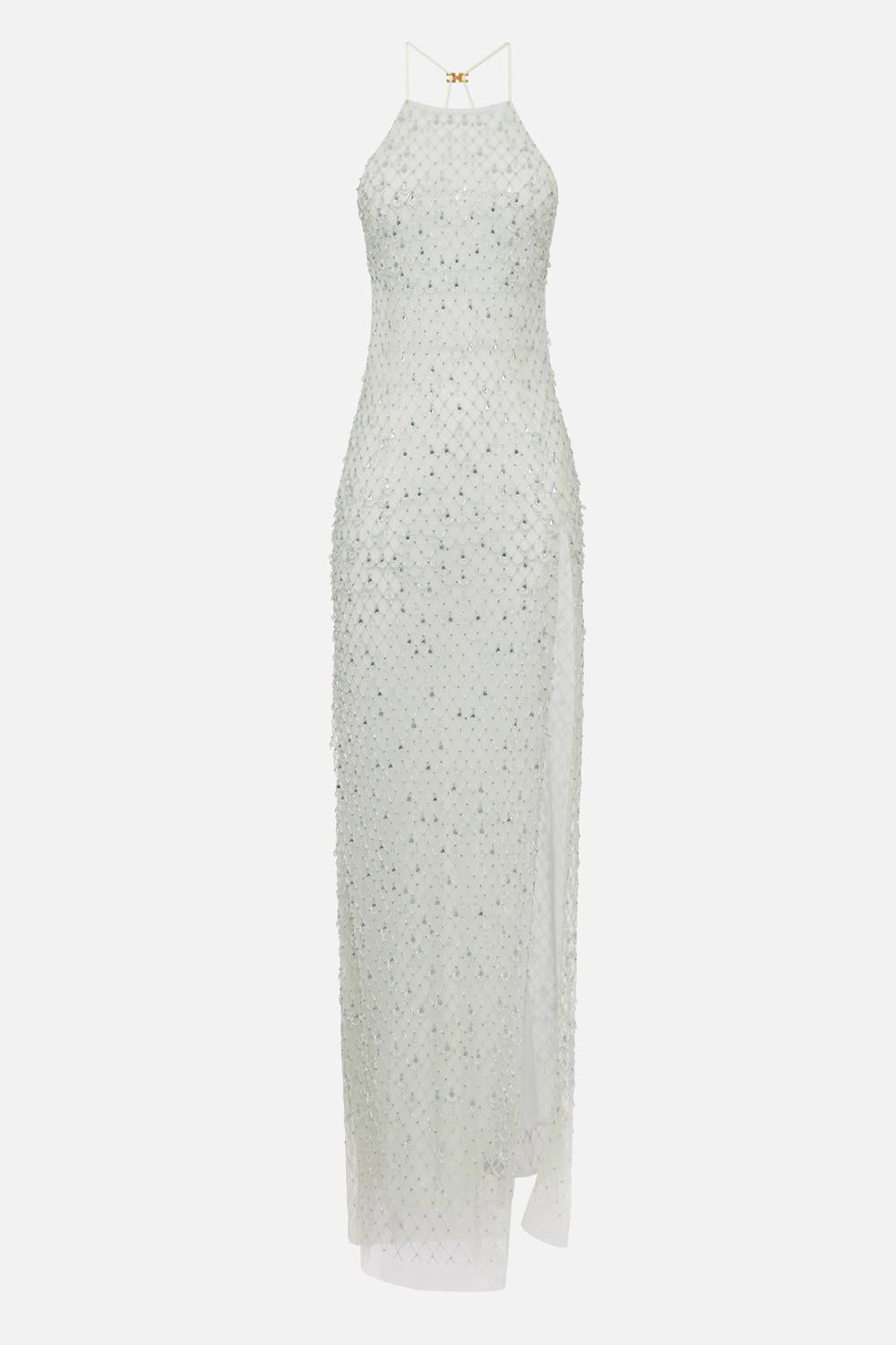 Abito Red Carpet in tulle con cristalli all-over<BR/> ABR10 51E2124 Elisabetta Franchi