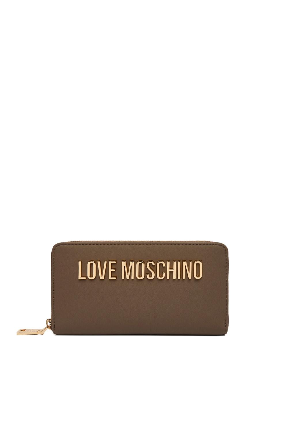 Portafoglio con zip e logo JC5611PP1O KD0203 Love Moschino