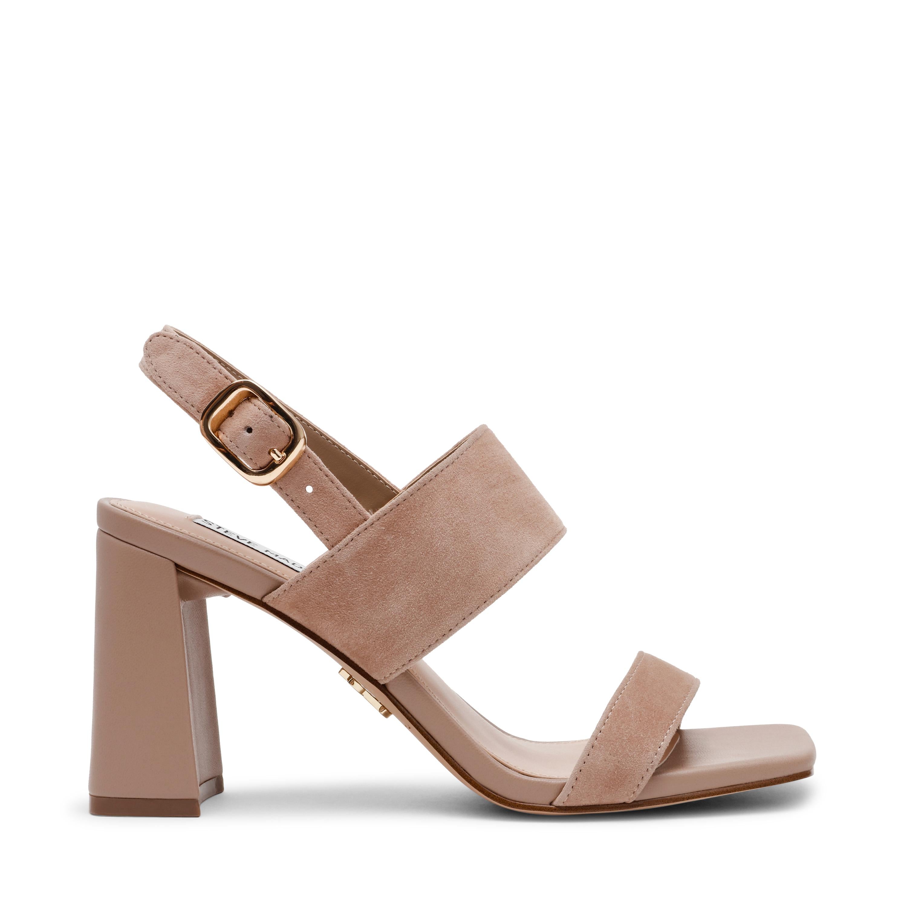 WENDIE - sandalo doppia fascia in suede WENDIE TAUPE SUEDE Steve Madden