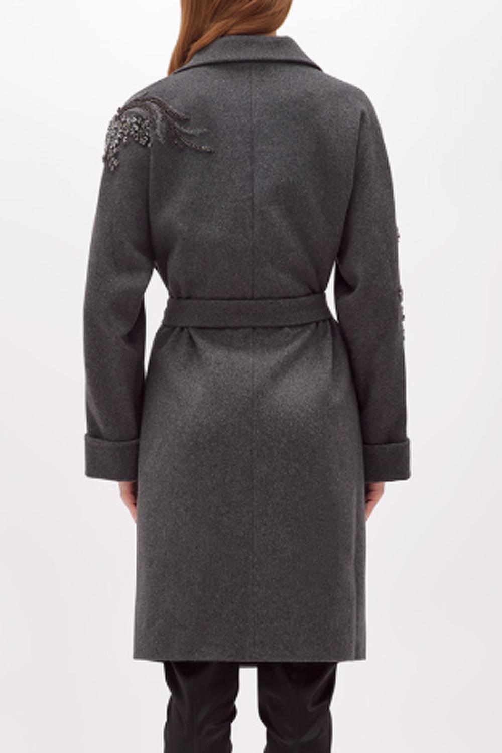 CAPPOTTO IN PANNO CON RICAMO RF5241 T221A02073 Blugirl