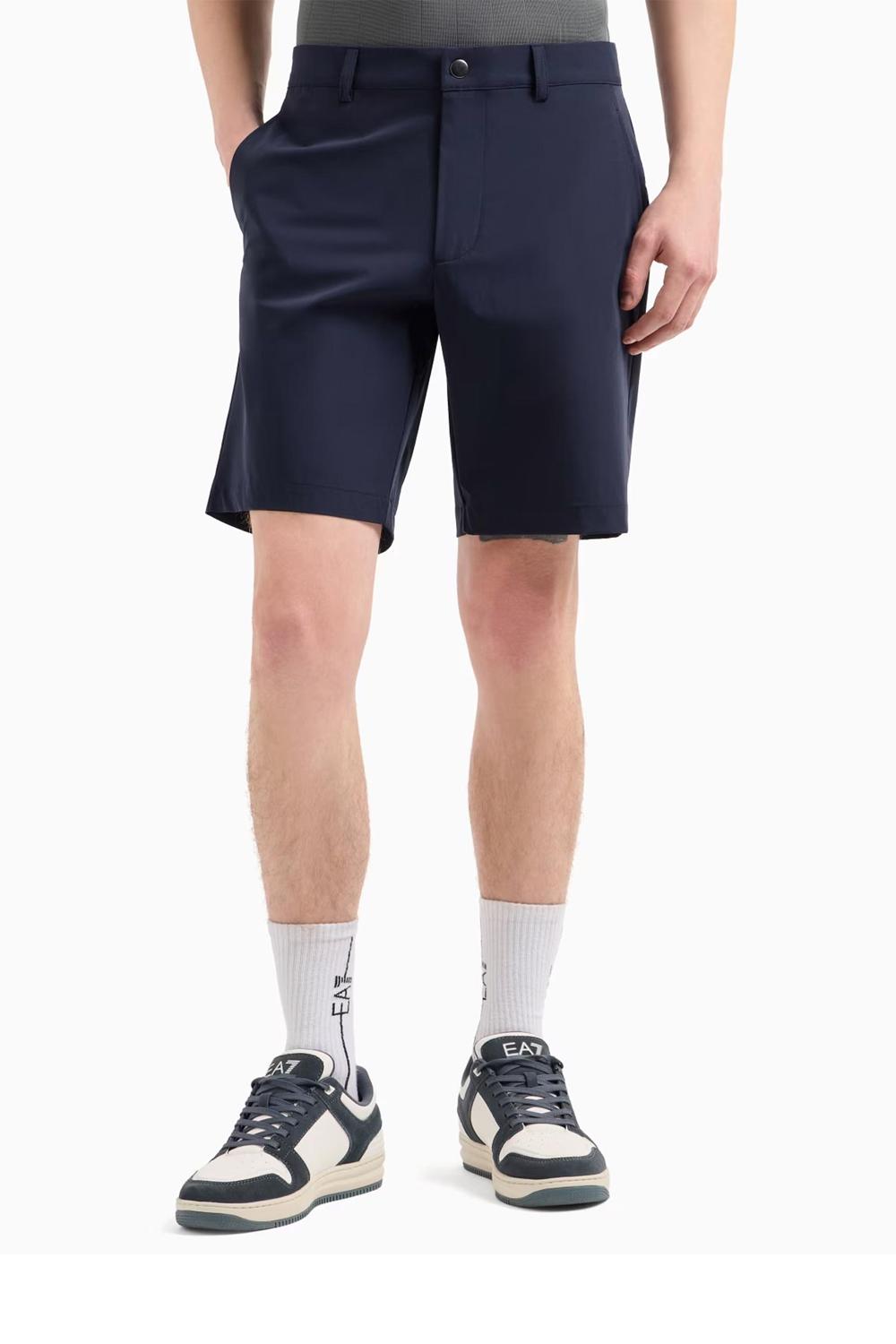 Bermuda con Logo EA7 a contrasto 7M000194 AF14589UB102 EA7 Emporio Armani
