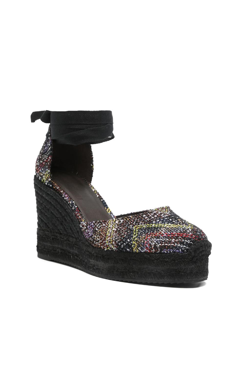 Espadrilles con paillettes MWB008 026YELLOW/BROWN Missoni