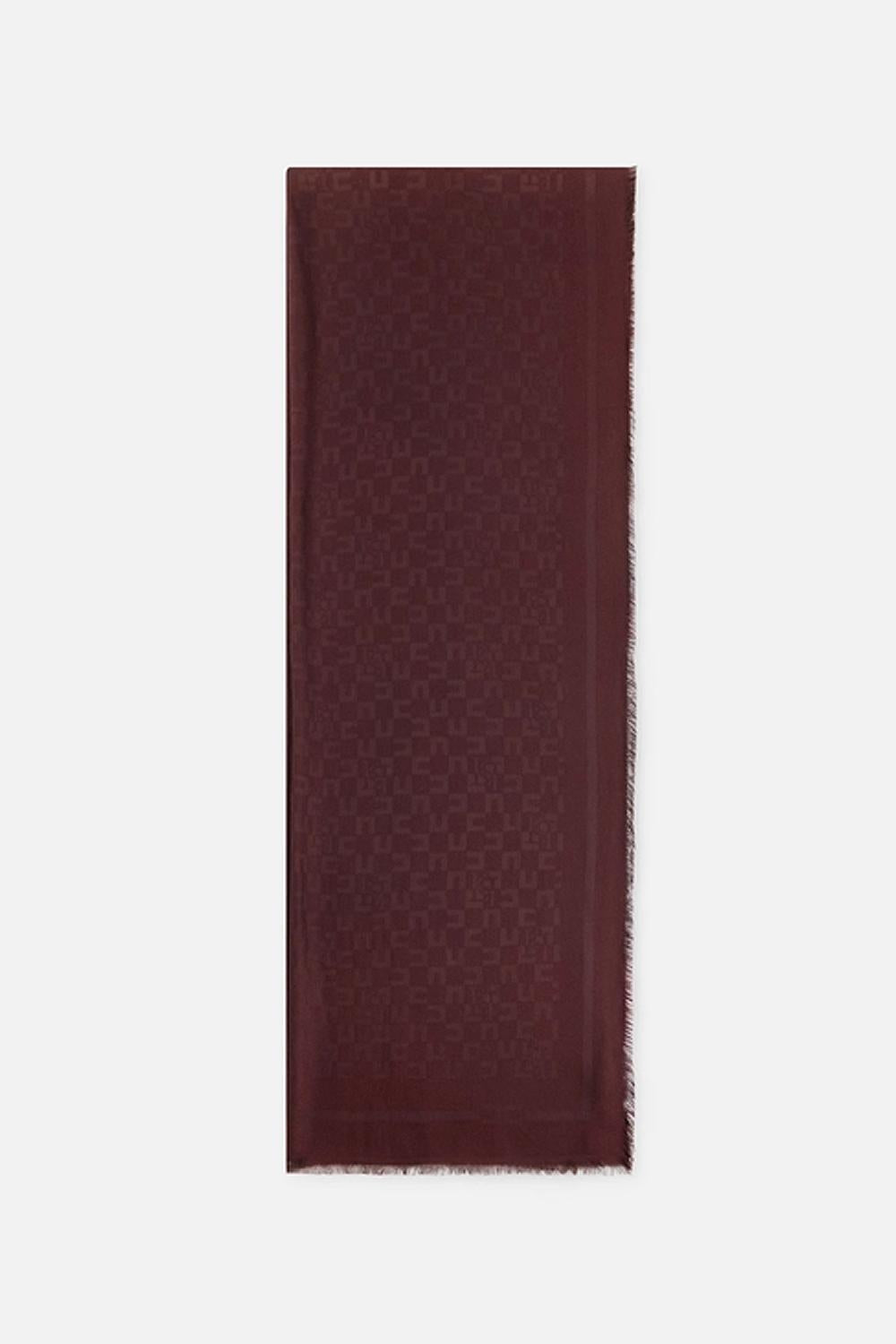 Sciarpa con pattern logo<BR/> SC11F 56E2EA4 Elisabetta Franchi