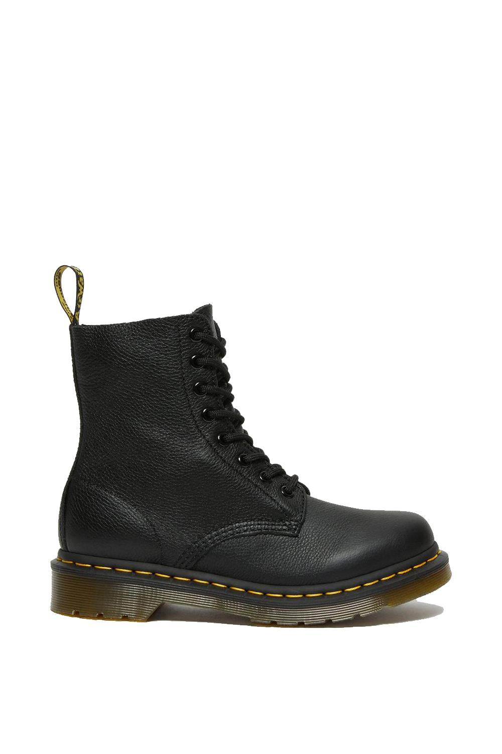 Stivali stringati 1460 Pascal in pelle Virginia 1460 PASCAL VIRGINIABLACK Dr. Martens