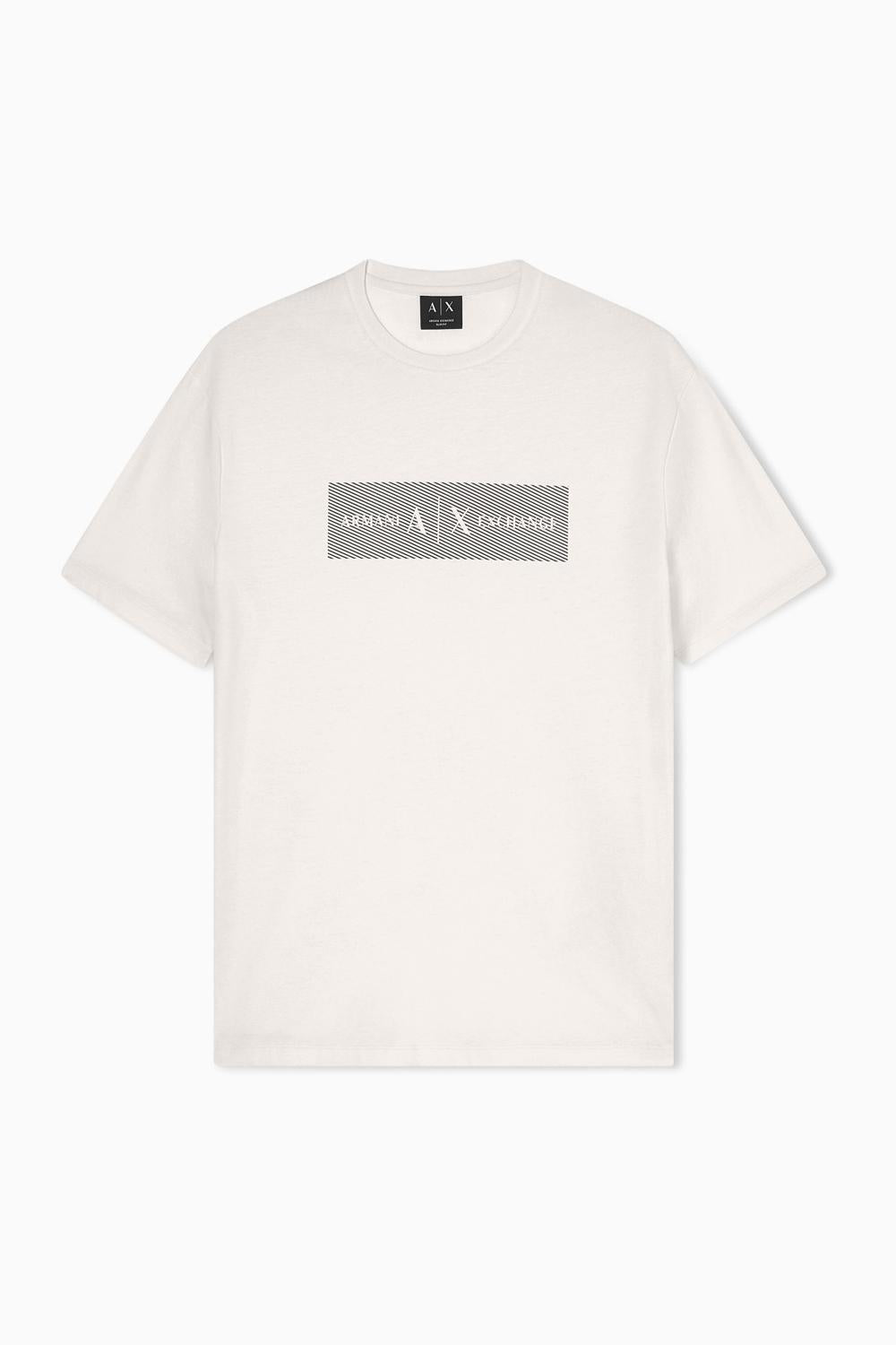 T-shirt in cotone con stampa logo XM002472 AF10356U1074 Armani Exchange