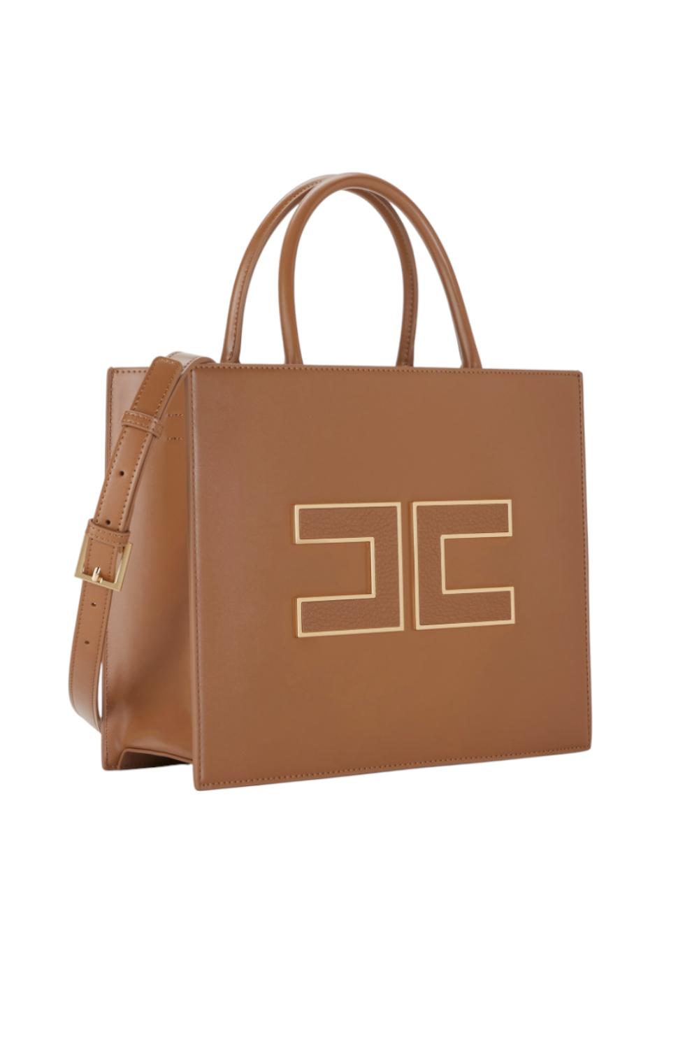 Tote grande con logo<BR/> BS32A 56E2EC1 Elisabetta Franchi