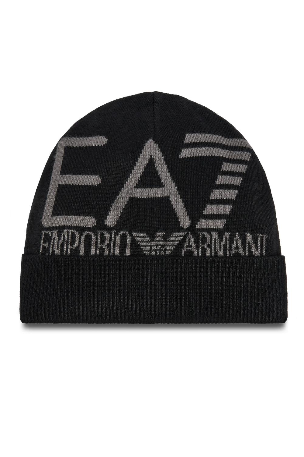 Beanie Visibility con maxi logo EA7 7X000006 AF11994MC041 EA7 Emporio Armani