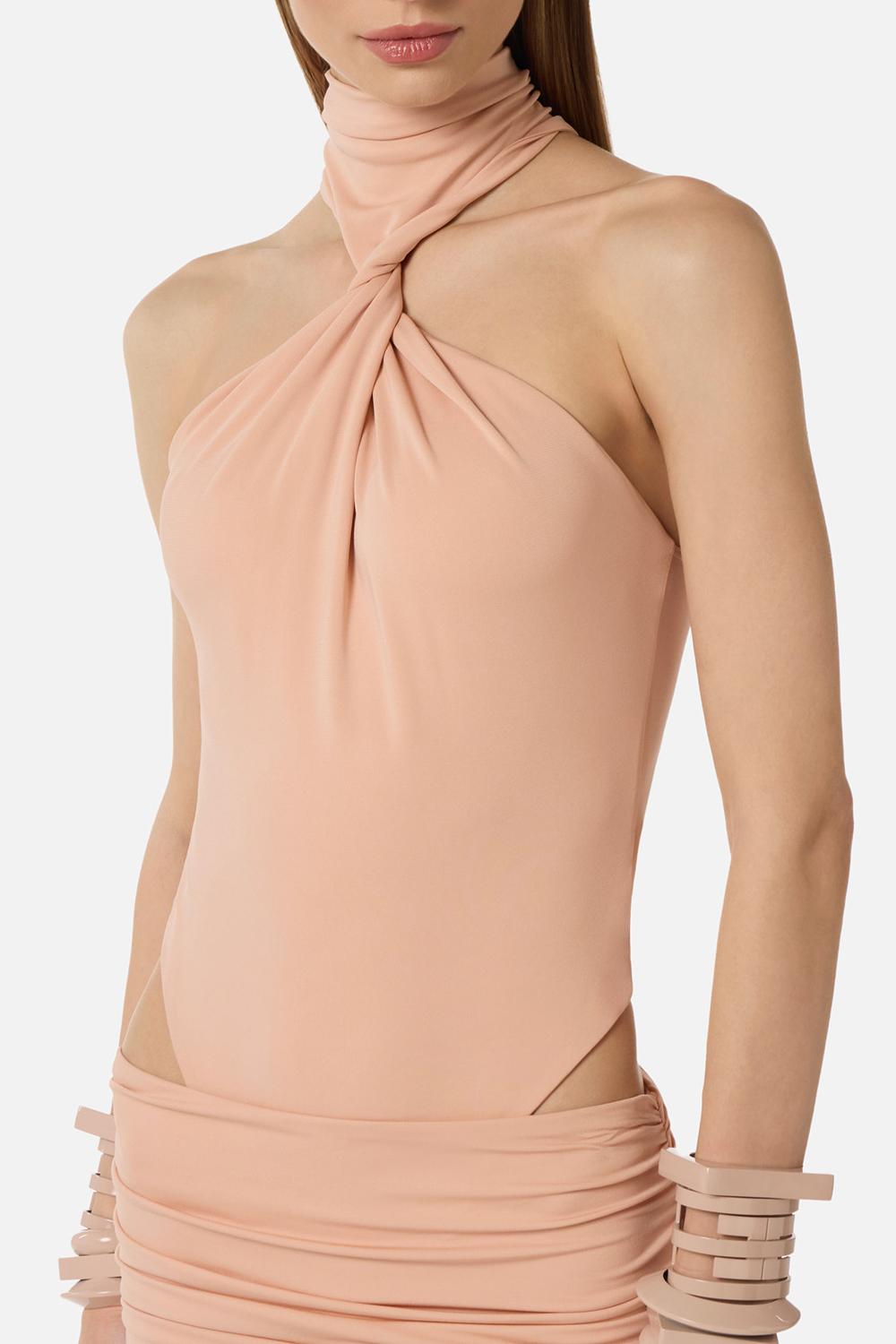 Body in jersey crêpe BO039 63E2EA1 Elisabetta Franchi