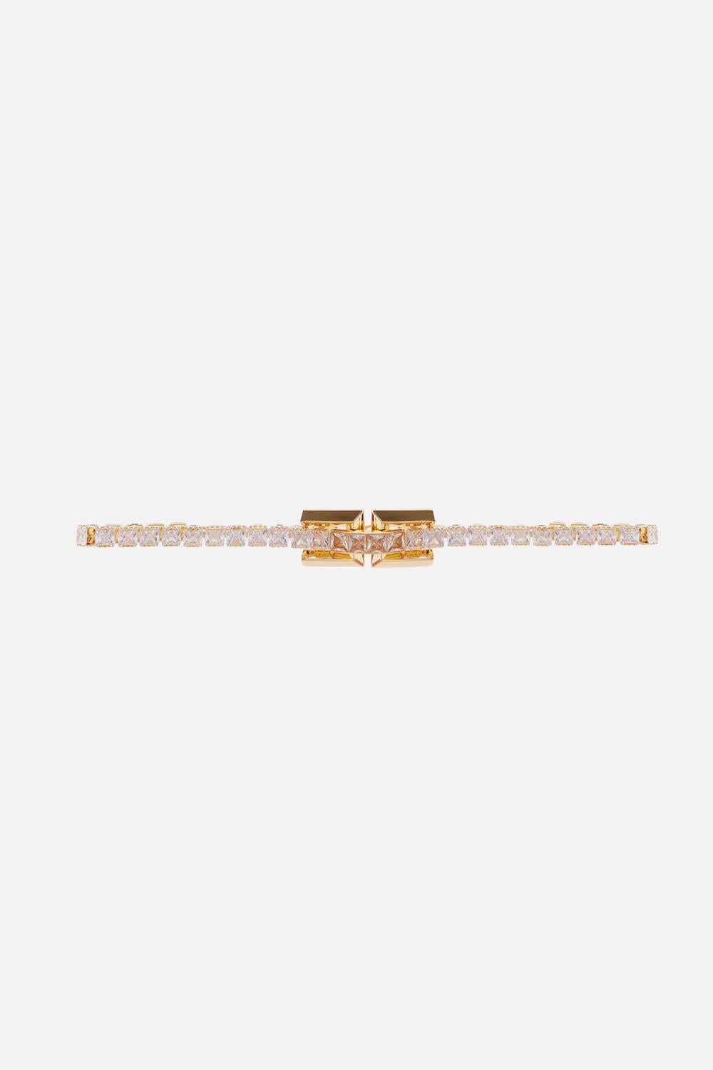 Collana in strass con logo CO64D 62E2U95 Elisabetta Franchi