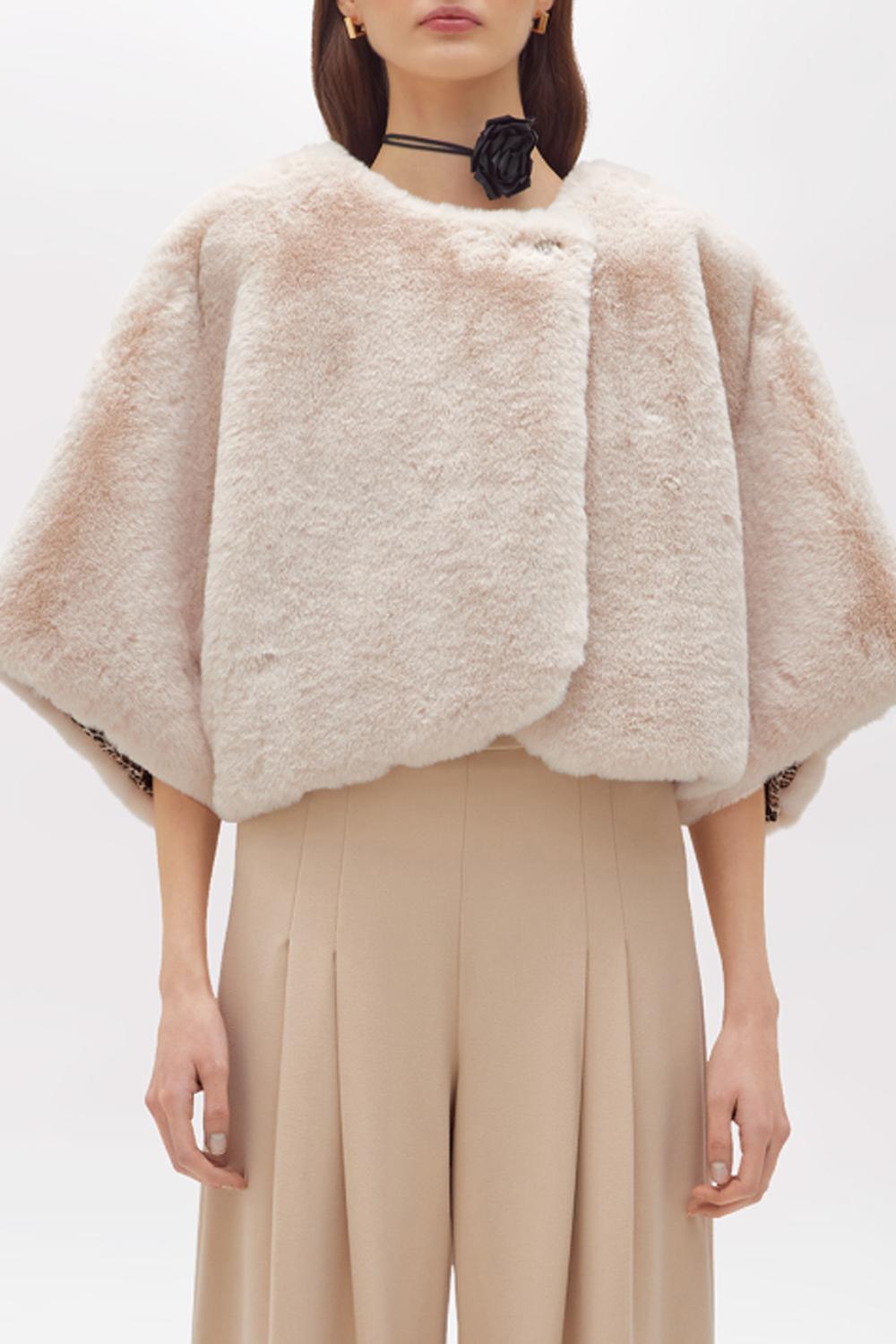 CAPPA IN FAUX FUR<BR/> PF5006 T030014300 Blugirl