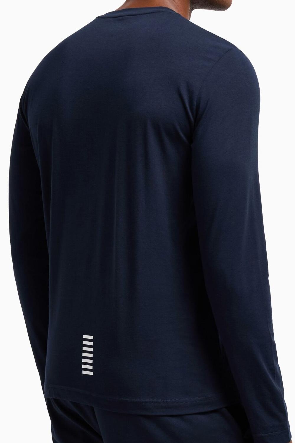 T-shirt Core Identity a maniche lunghe in cotone 8NPT28 PJVQZ1562 EA7 Emporio Armani