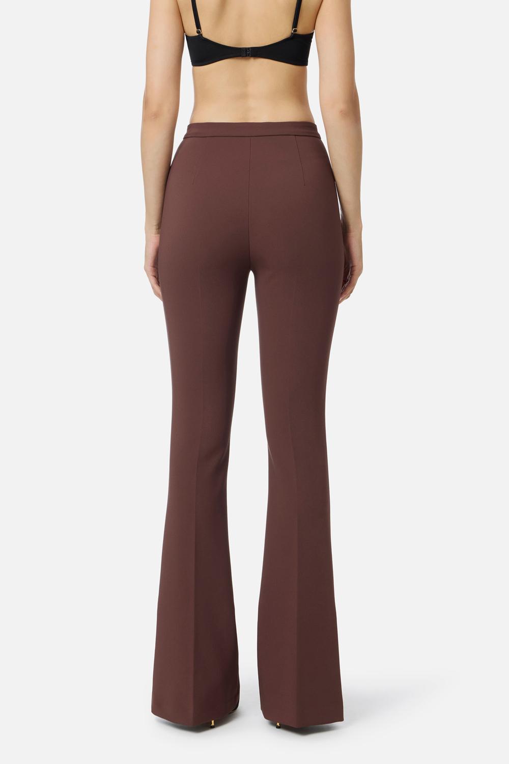 Pantaloni in doppio crêpe<BR/> PA122 56E2EA3 Elisabetta Franchi