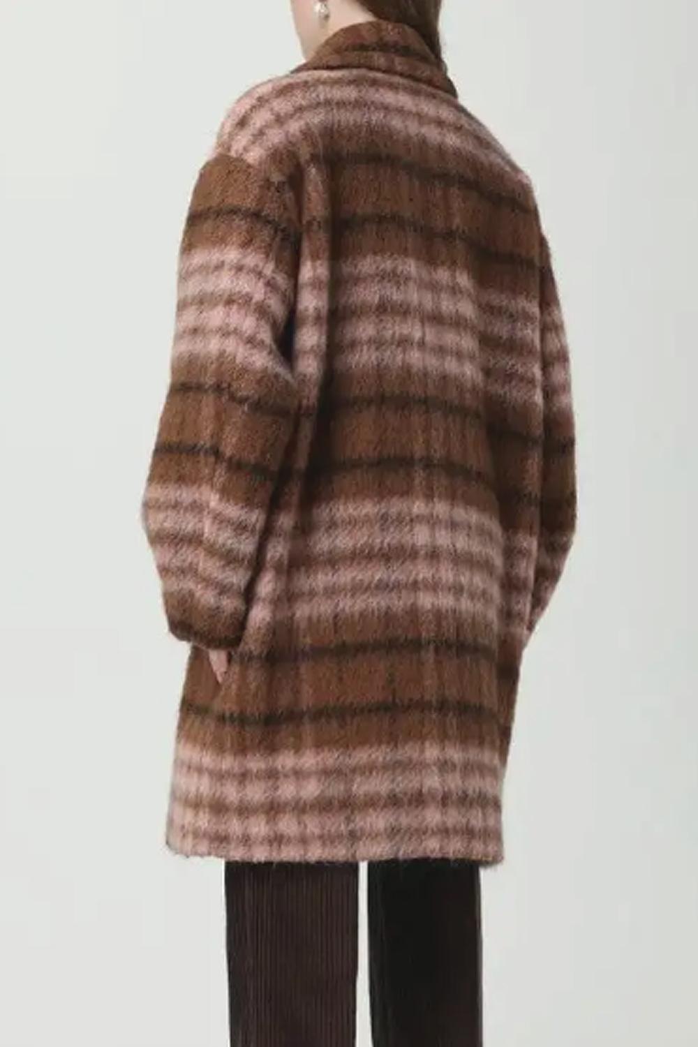 Cappotto oversize in tessuto soft 0604 55131096 Moschino Couture