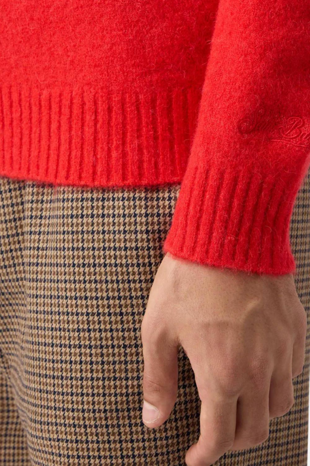 Maglione girocollo Regent in ALPACA STRETCH<BR/> REGE006 /00025I Mc2 Saint Barth