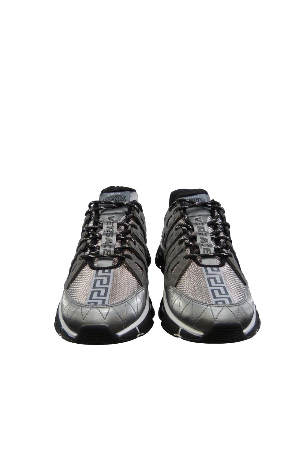 Sneakers Versace Trigreca in Nylon Argento DSU80941A058472 E180 Versace