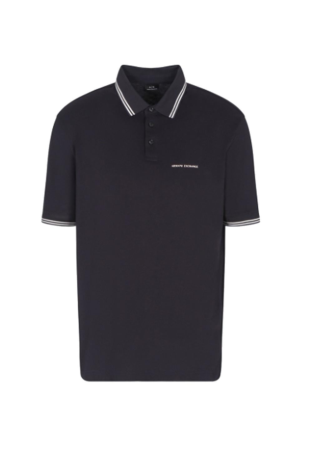 Polo regular fit in jersey di cotone XM000993 AF10361UB101 Armani Exchange