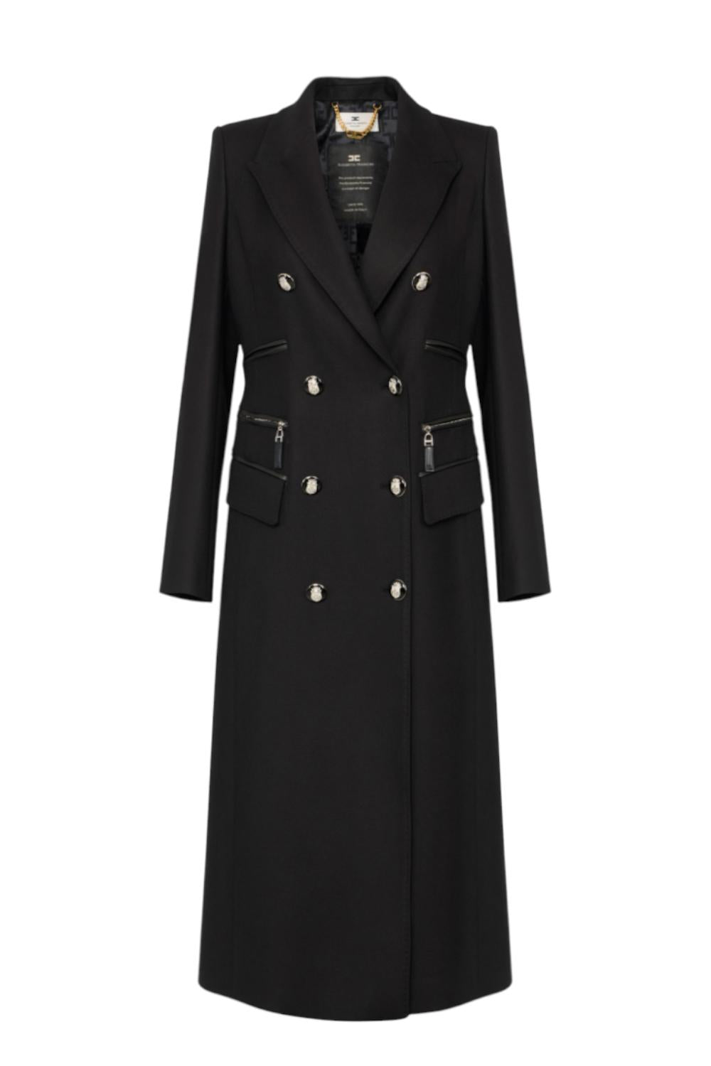 Cappotto in doppio crêpe<BR/> CP010 56E2110 Elisabetta Franchi