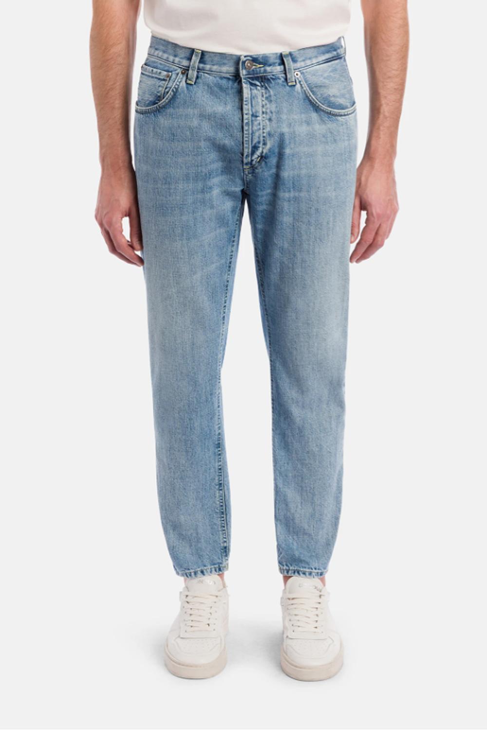 Jeans Brighton carrot in denim fisso riciclato UP434 DFH269U-J39800 Dondup