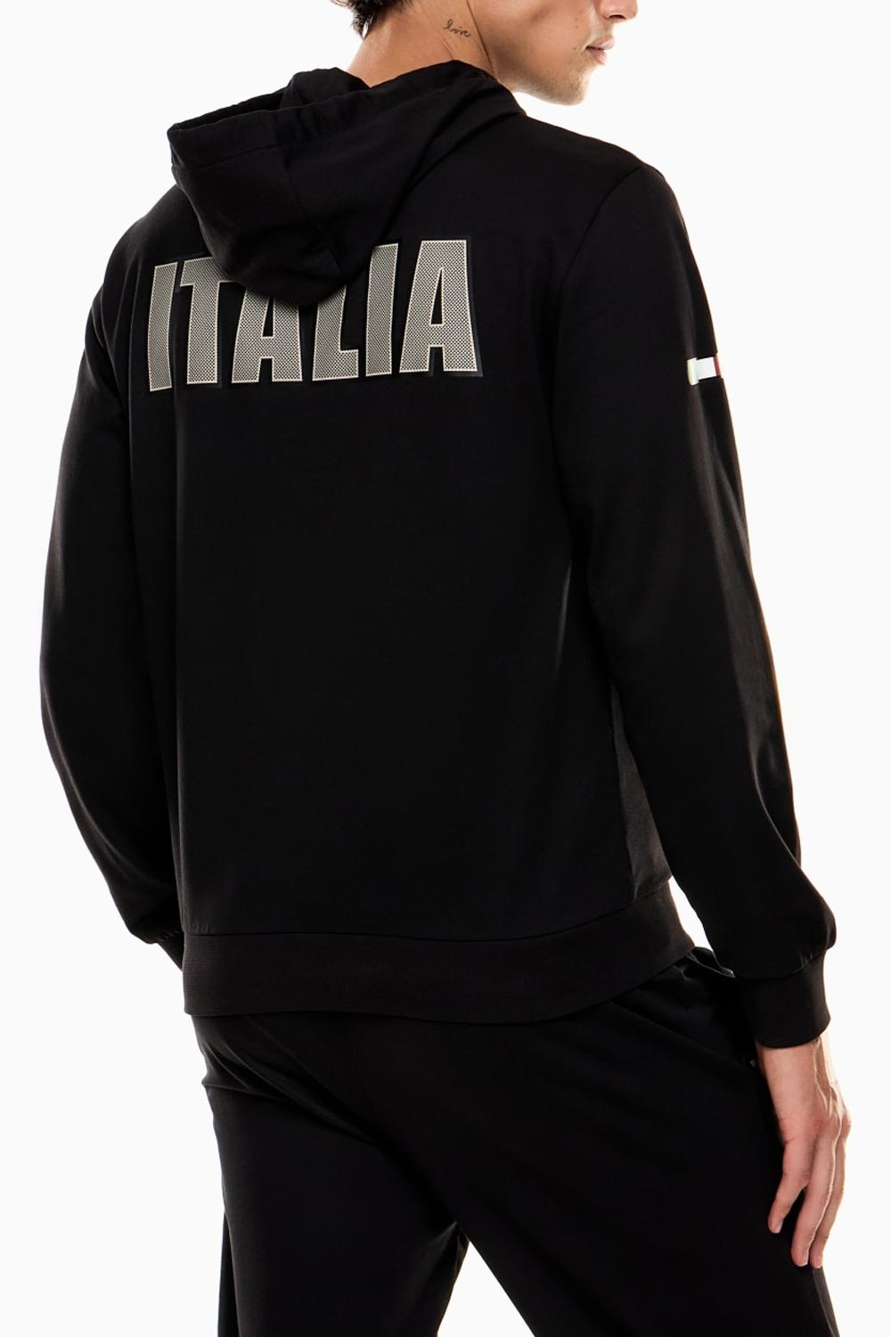 Italia Team Felpa con cappuccio in cotone 7X000553 AF24845UC001 EA7 Emporio Armani