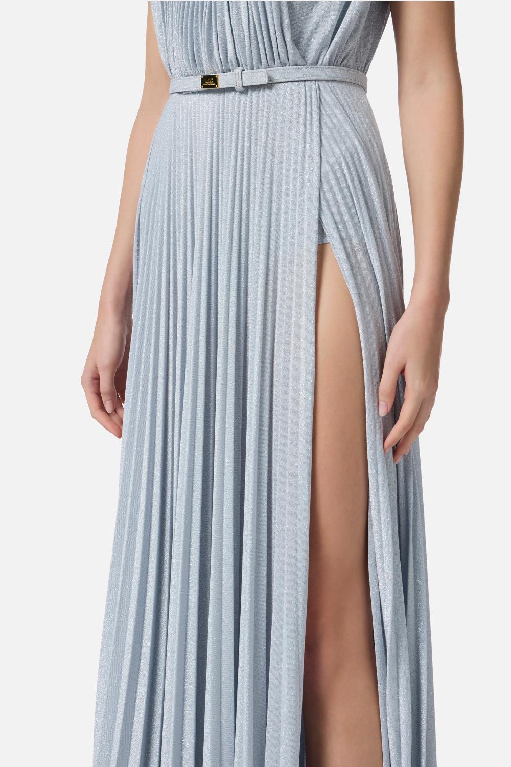Abito Red Carpet in jersey lurex con cintura<BR/> ABR21 52E2A28 Elisabetta Franchi