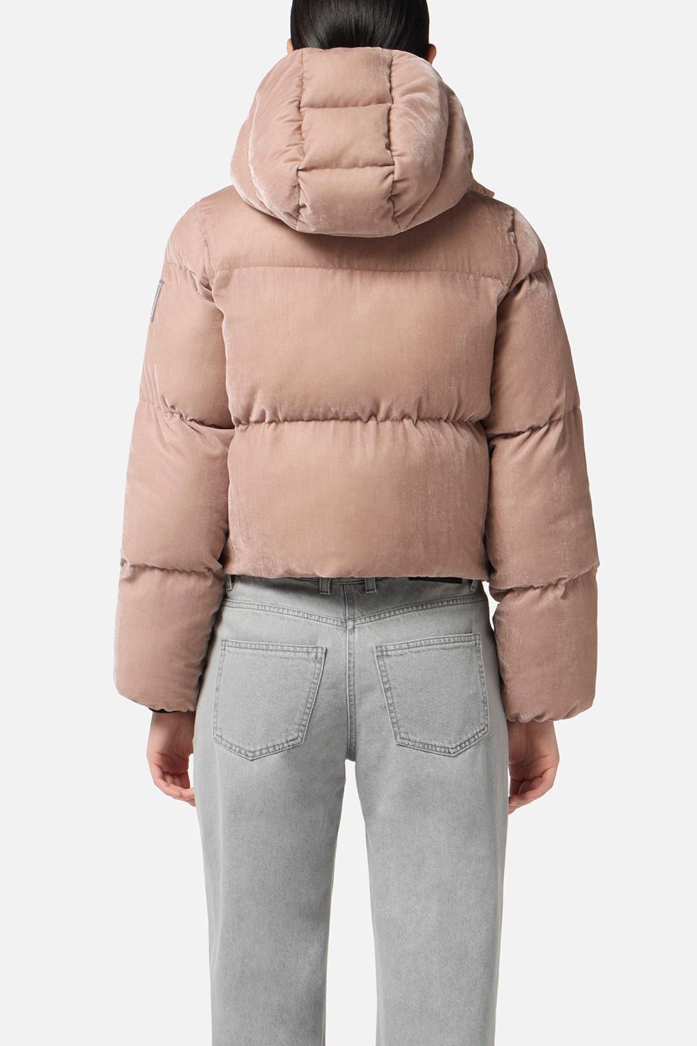 PIUMINO IN VELLUTO CON CAPPUCCIO PI82D 56E2EA6 Elisabetta Franchi