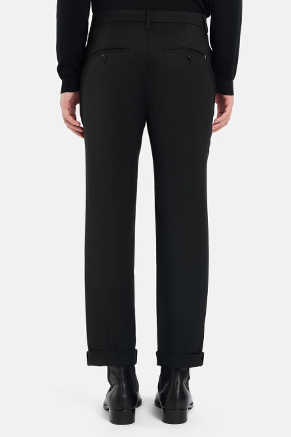 Pantaloni Gaubert relax regular in gabardina misto lana UP688 OS0120U-002O999 Dondup