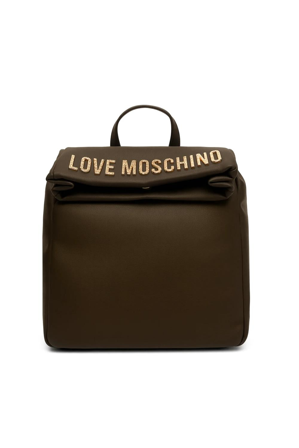 Zaino in Ecopelle con Logo Dorato JC4306PP0N KD031A Love Moschino