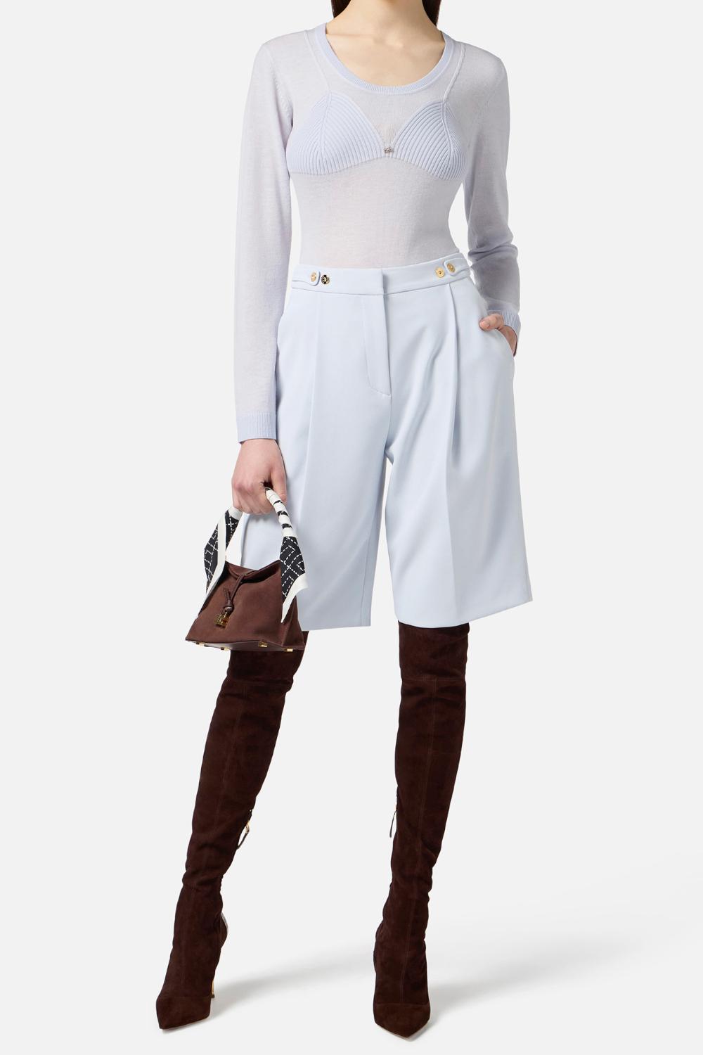 Maglia in misto lana<BR/> MK35S 57E2EA7 Elisabetta Franchi