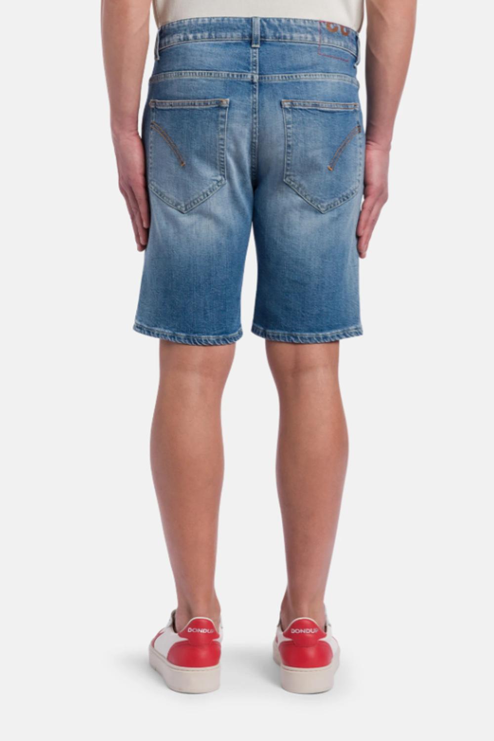 Bermuda Derick regular in denim stretch UP454 DSH365U-MA4800 Dondup
