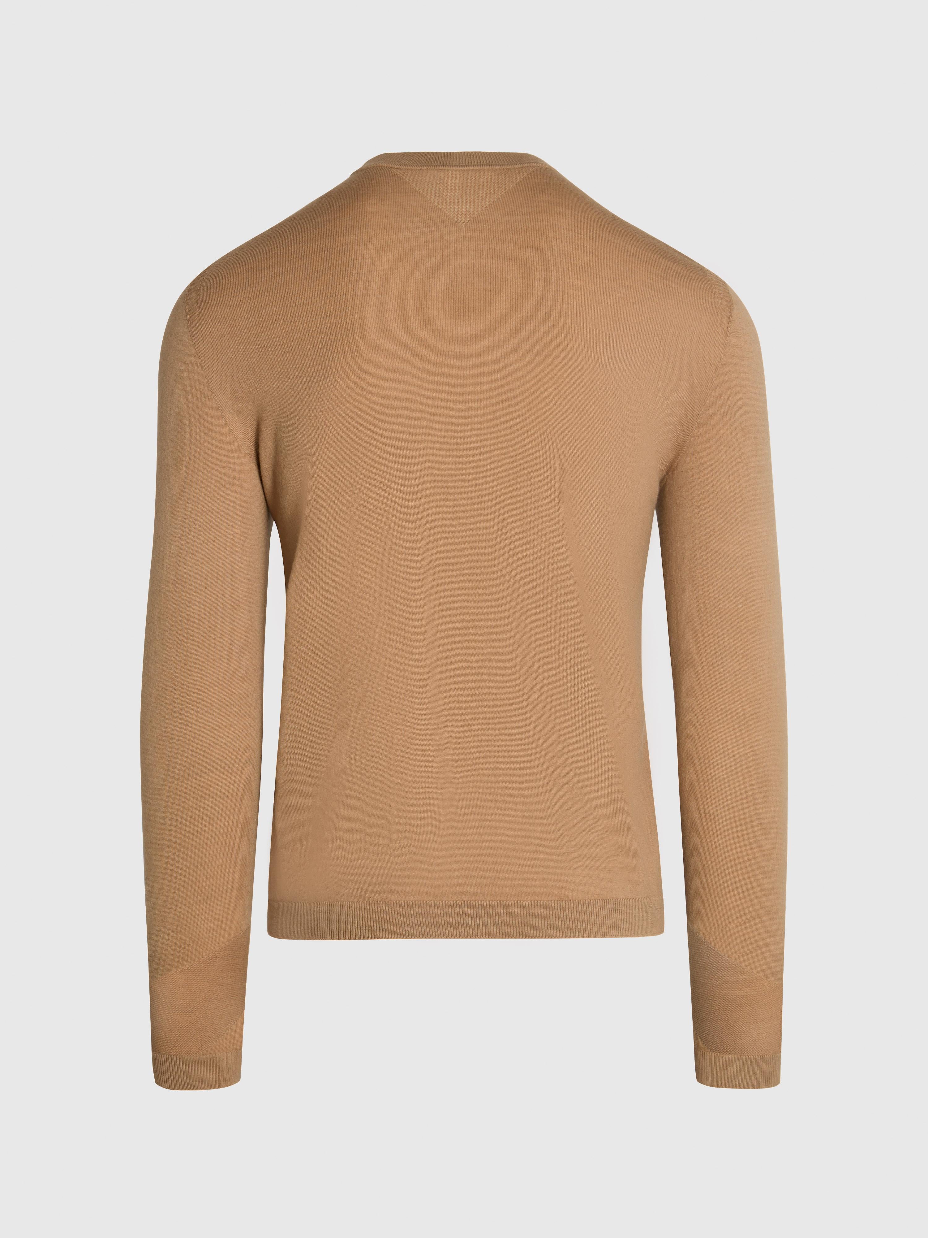 Maglione girocollo in maglia 3D di lana senza cuciture ATA255410 Q602 Alpha Tauri