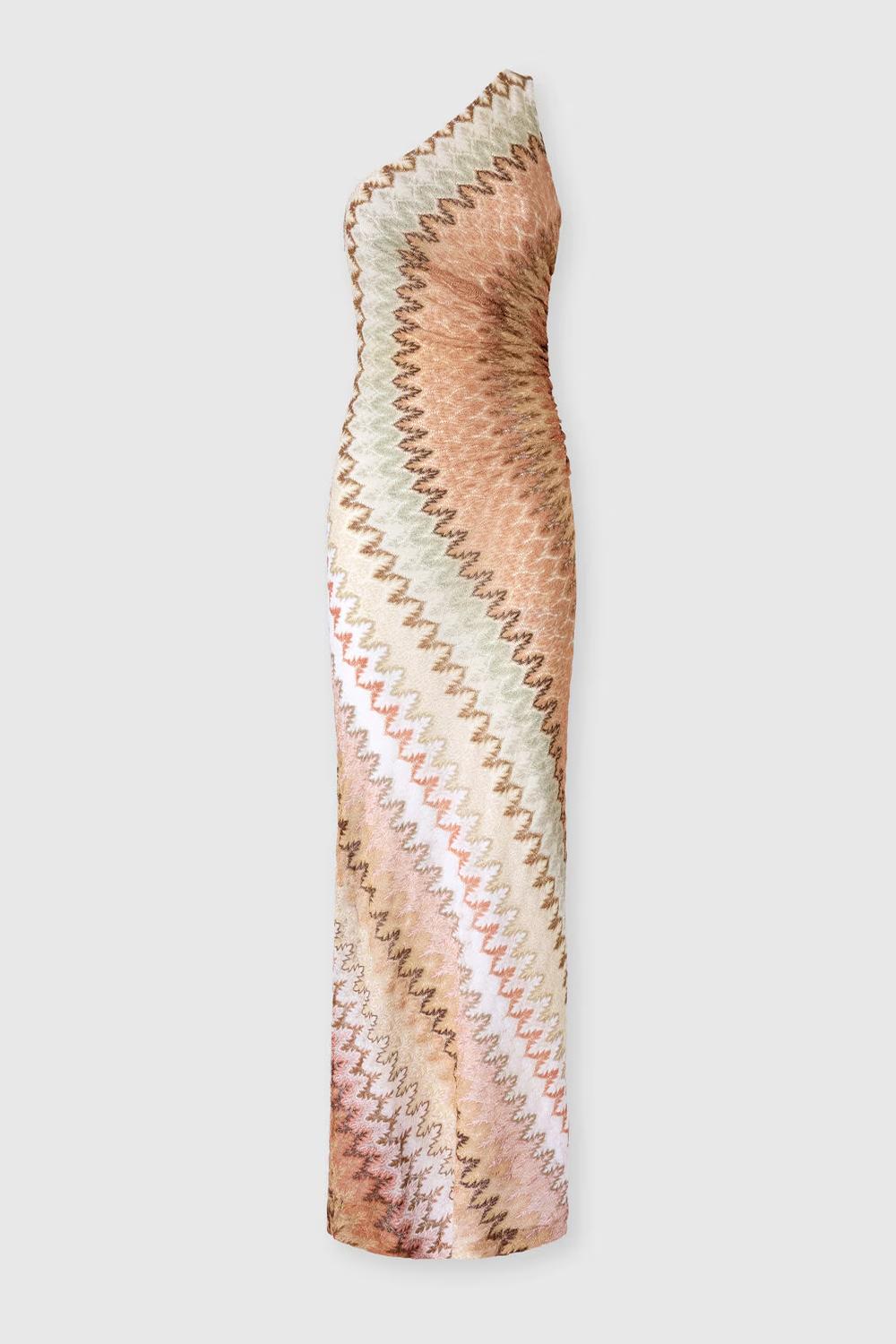 Abito lungo da donna monospalla DS26SG3J BR015ISMSPJ Missoni