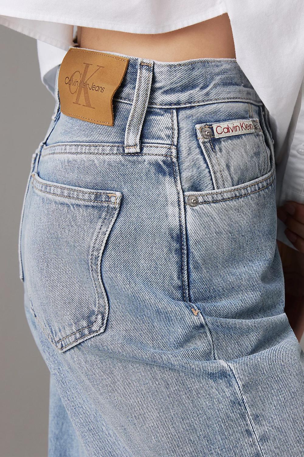 High Rise Loose Jeans<BR/> J20J225002 1AA Calvin Klein