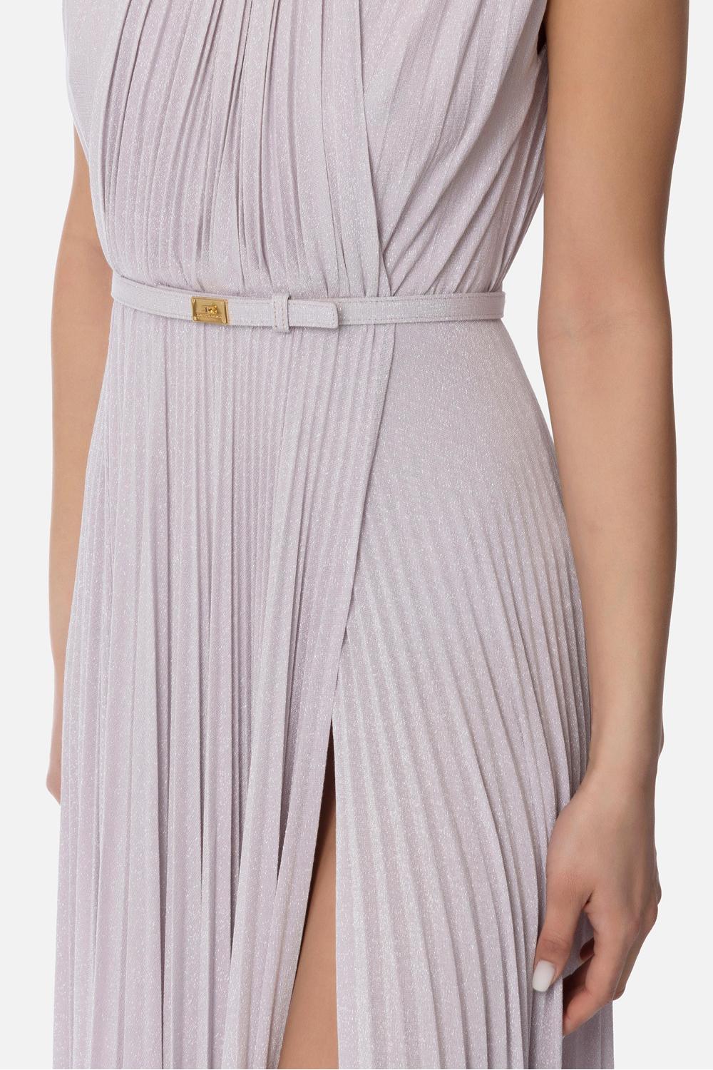 Abito Red Carpet in jersey lurex con cintura<BR/> ABR21 52E2544 Elisabetta Franchi