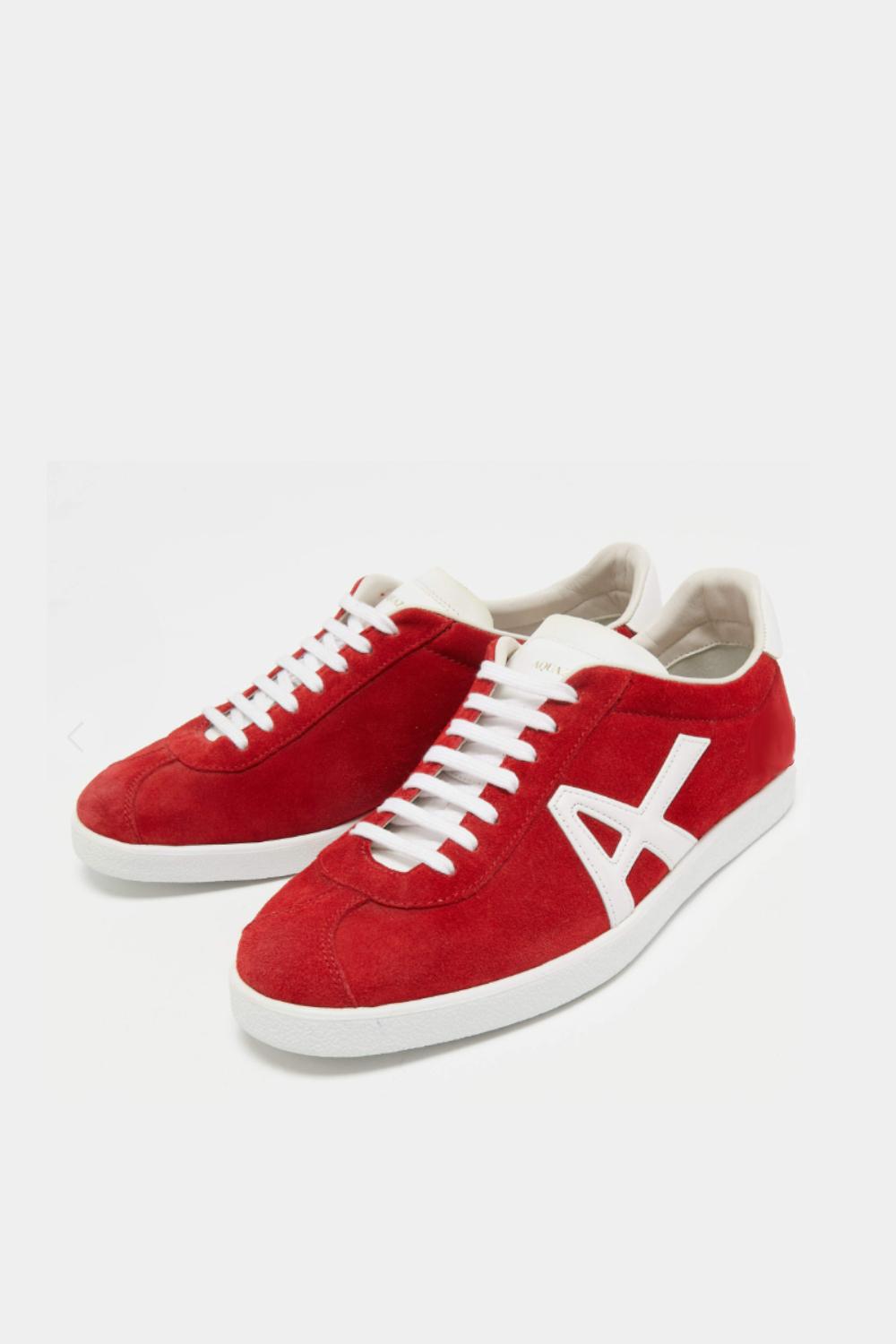 The A Sneakers Donna Aquazzura in Pelle THAFLASK SCCLPW Aquazzurra