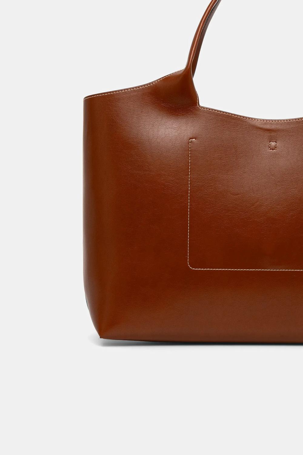 Shopper Donna Love Moschino in Poliuretano Color Cuoio JC4129PP1O LH0200 Love Moschino